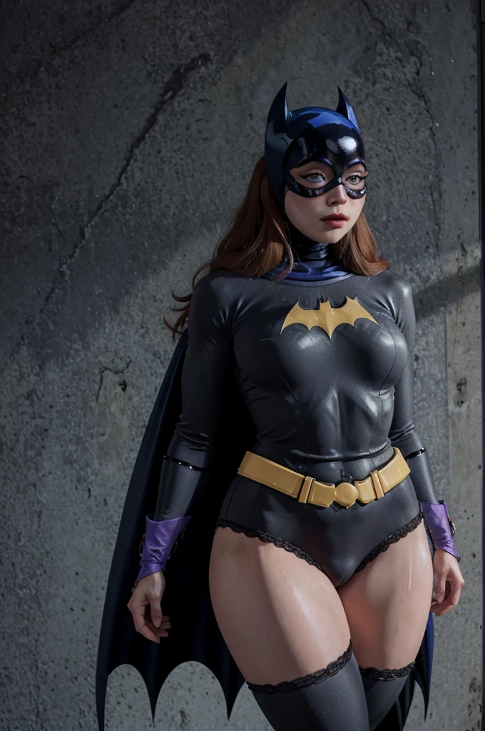 sexy batgirl big breasts athletic body thick thighs