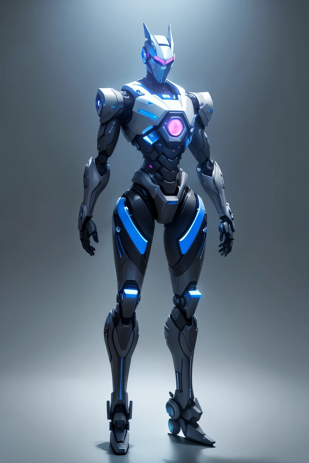 Imagine a robot that combines efficiency, futuristic style and advanced features. here is the description:name: Humanoid SentinelHeight: 2,5 metrosMaterial: Titanium alloy reinforced with carbon nanofibers for strength and lightness.Design:Head: The robot&#39;s head has a panoramic LED display that displays real-time information, such as operational status and thermal vision. A parte superior da cabeça possui Sensors e câmeras 360 graus para uma visão completa do ambiente.cos: The torso is robust and streamlined, with a smooth, metallic surface that reflects a silvery shine. There are adjustable armor plates that cover vital internal components.arms: The arms are strong and flexible, Equipped with multiple joints for maximum range of motion. Each hand has five fingers that can transform into different tools (keys, cutters, Sensors, etc.) as needed.flegs: Legs are powerful, allowing high mobility and stability. They have advanced shock absorbers to absorb impacts and magnetic stabilizers for climbing metal surfaces.Functionalities:Human Control: O robô é controlado por um operador humano que usa um traje de realidade aumentada com Sensors de movimento, allowing the robot to imitate the operator&#39;s movements in real time.Artificial intelligence: Powered by AI for basic autonomous operations, such as navigation and data analysis, assisting the operator with repetitive or dangerous tasks.communication: It has an advanced communication system that allows the operator to speak and listen through the robot, facilitating interactions in risky environments.energy: Powered by a long-lasting battery with additional solar cells for recharging on the go.Applications:Rescue and Rescue: Equipado com ferramentas de corte e Sensors térmicos para localizar e resgatar vítimas em desastres naturais ou acidentes.exploration: Ideal for exploration missions in hostile environments, as radiation zones