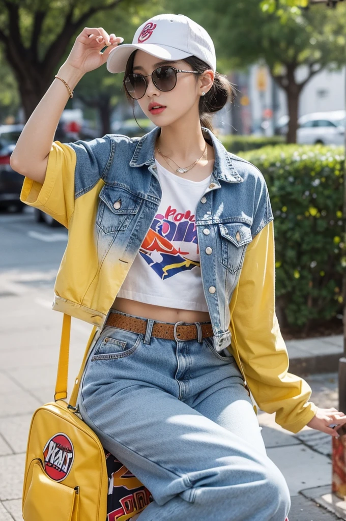 Swing back to the 90s，The golden age of nostalgia and unique style！today，Let us review those unforgettable fashion elements together，Bringing retro style back to the forefront of fashion。Colorful prints - 90s fashion was full of bold colors and exaggerated prints。Think summery Hawaiian shirts and vibrant floral dresses.。Layered matching：Try mixing and matching pieces of different materials and styles，For example, wear a denim jacket over a loose T-shirt.，Wear a pair of sweatpants，Create a casual and unique 90s style。 Use of color：Go bold with bright colors and prints，But also pay attention to the color matching，Avoid too much clutter。 Accessories：Vintage sunglasses、Waist bag、Baseball caps, etc.，They are all great choices for enhancing the 90s style。