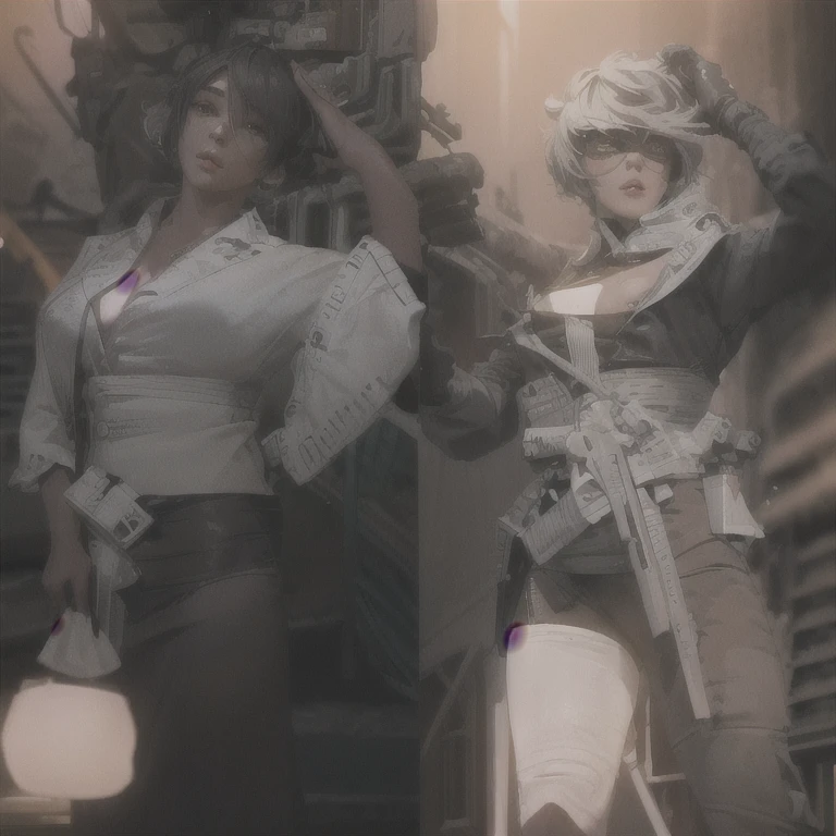 ((The best quality)), ((Masterpiece)), (Very detailed:1.3), ..............3D, beautiful (Cyberpunk:1.3) hacker woman, short hairstyle,short hair, Return to viewer, Thick hair, Operating computer terminal, head mounted display, computer server, LCD screen, fiber optic cable, Company logo, HDR (High Dymanic Range), ray tracing, NVIDIA RTX, super resolution, Unreal 5, Subsoil Scatter, PBR texture, Post-processing, Anisotropic filtering, depth of field, maximum sharpness and sharpness, Multilayer textures, Albedo y Highlight Maps, Surface shading, Accurate simulation of light-material interactions, perfect proportions, octane rendering, duotone lighting, Low ISO, white balance, rule of thirds, wide opening, 8K RAW, efficient sub-pixels, sub-pixel convolution, glow particles, dynamic  pose