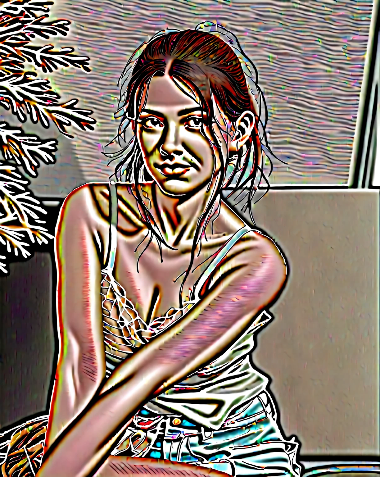 (Extreme Detail CG Unity 8K wallpaper, masterpiece, highest quality), (Exquisite lighting and shadow, highly dramatic picture, Cinematic lens effect), a beautiful girl in a white Spider-Man costume, white lingerie, silver gray hair color, long hair, from the Spider-Man parallel universe, Wenger, Marvel, Spider-Man, on the restaurant, very beautiful face, dynamic pose), (excellent detail, excellent lighting, wide angle), (excellent rendego on restaurant, enough to stand out in its clasocus on white Spider-Man costumes, complex spider textures