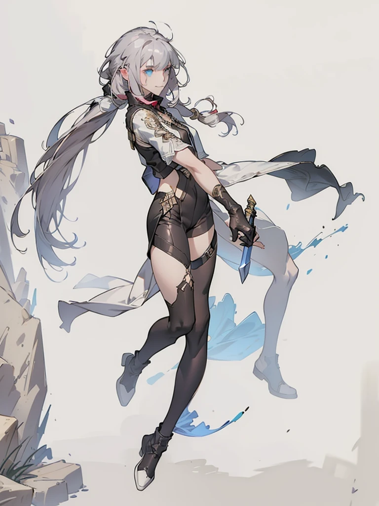 ((masterpiece, Highest quality)), Detailed face, Character design sheet， Full Body Lesbian, Full of details, Various poses and expressions, Very detailed, depth, Many parts，Beautiful Paladin Girl，Pure Black，Fantasy Style，Very beautiful，High Balance, Natural light, race，raceパンスト，Red costume、red costume,((4K Workasterpiece、(Highest quality)、One beautiful girl、The body is slim、Please wear a jacket、Hide your face with a scarf、Black jacket、Leg Armor、Dual-wielding knife、Cyber Sword