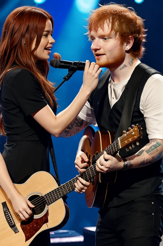 Created Ed Sheeran singing with Olivia Rodrigo