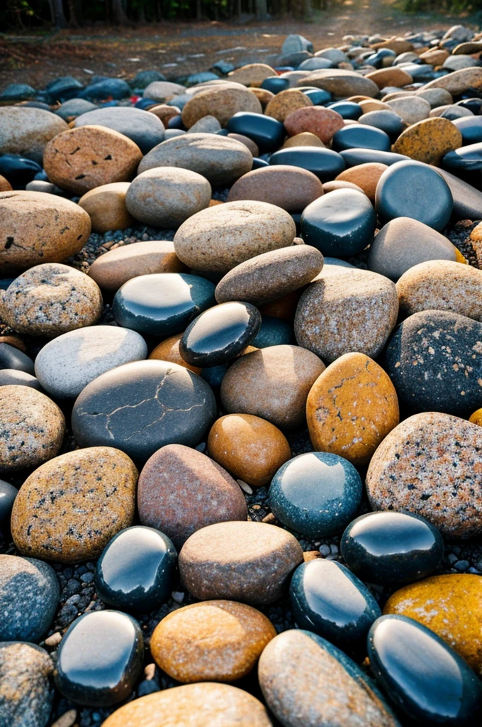burning stones