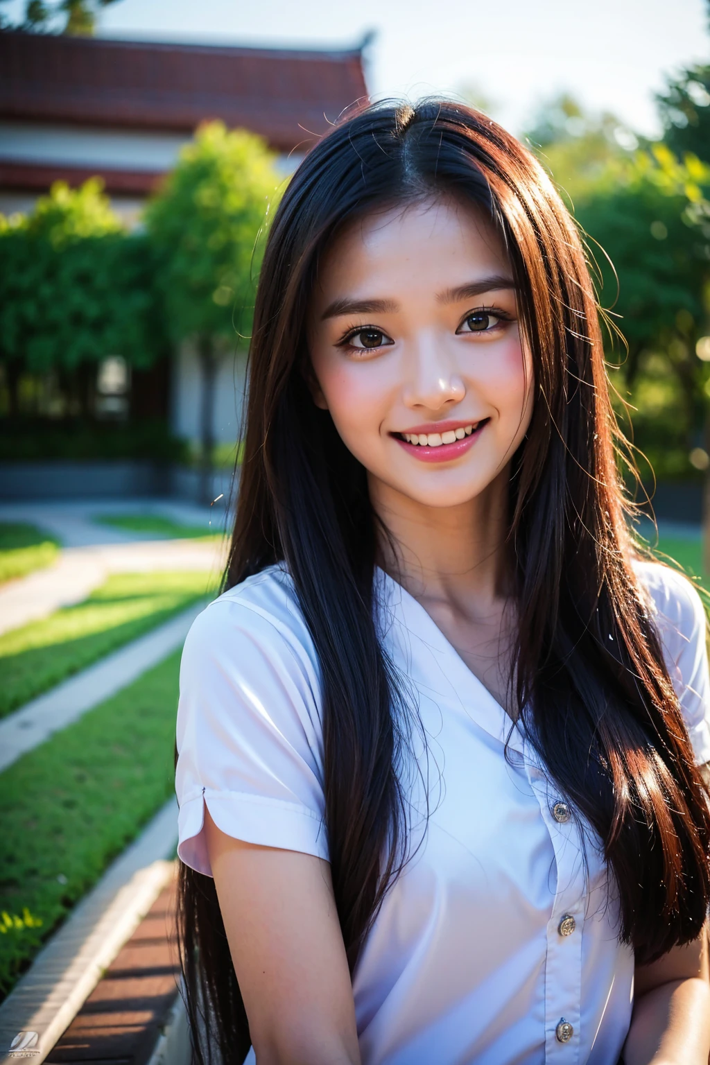 (Sillamäe:1.5), close up, masterpiece, best quality, raw photo, photorealistic, face, incredibly absurdres, hyper realistic photo of a beautiful girl (Thai Mix), seductive smile, cute, long hair, depth of field, highres, ultra-detailed, finely detail, extremely detailed, extremely detailed eyes and face, sharp pupils, realistic pupils, sharp focus, cinematic lighting, Thai ,