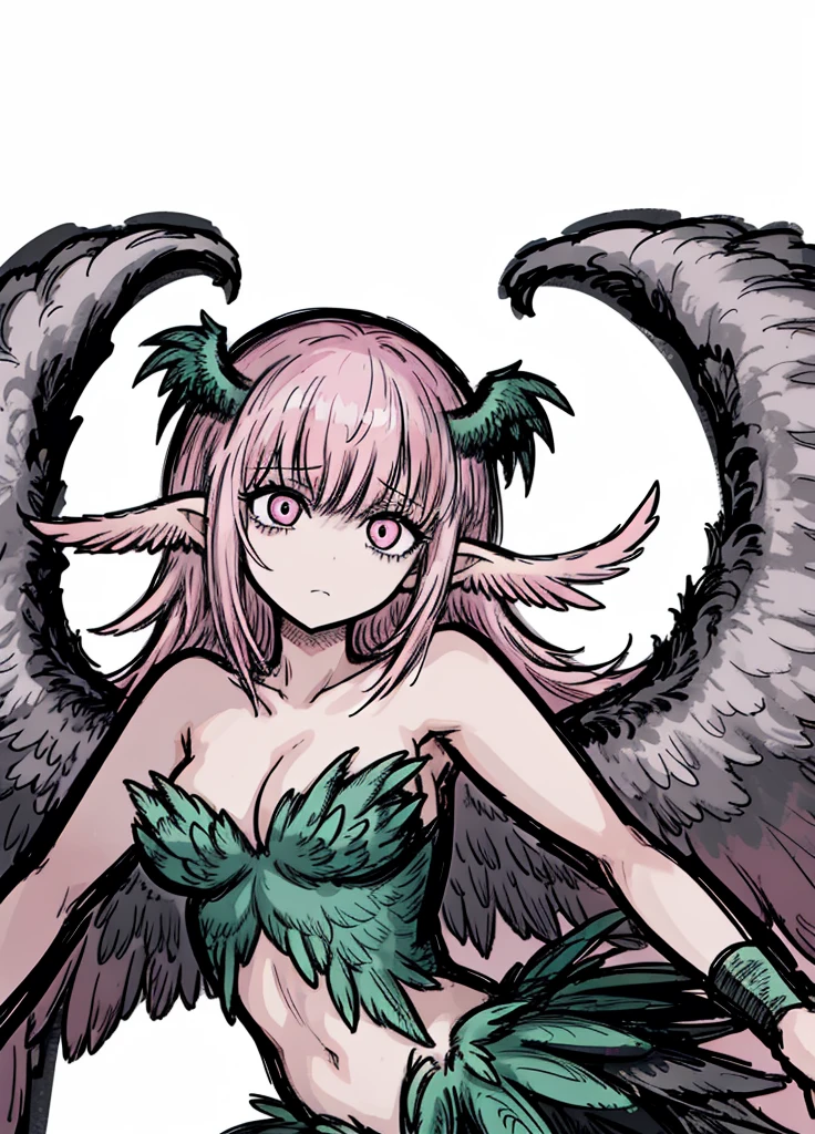 1girl, pale skin, mermaid, full of gills, (mermaid tail), mermaid scales, mermaid ears, mermaid accessories, (high resolution, high detail, best quality), black background, big tits, shy