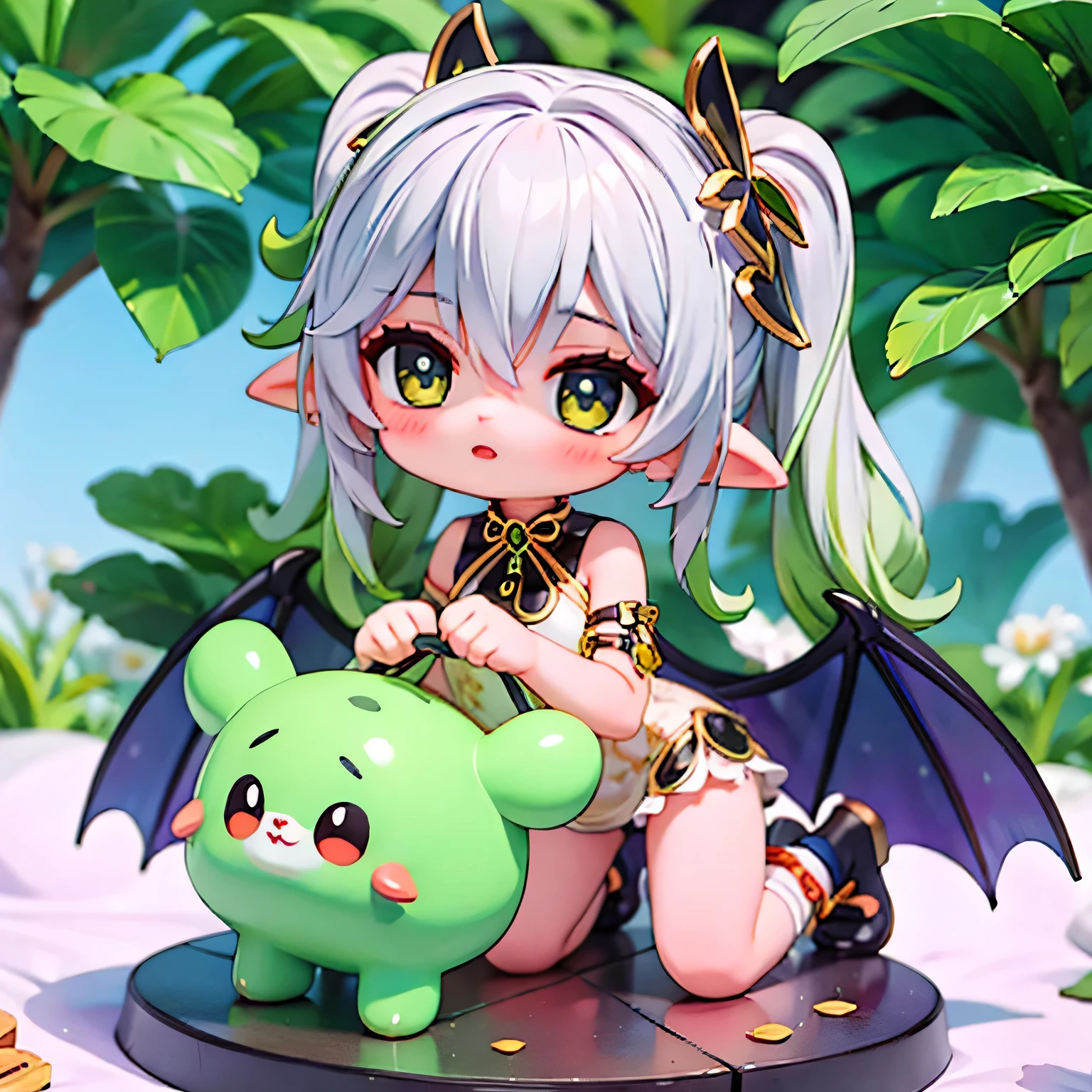 Succubus,chibi,NFSW,monsters on back,