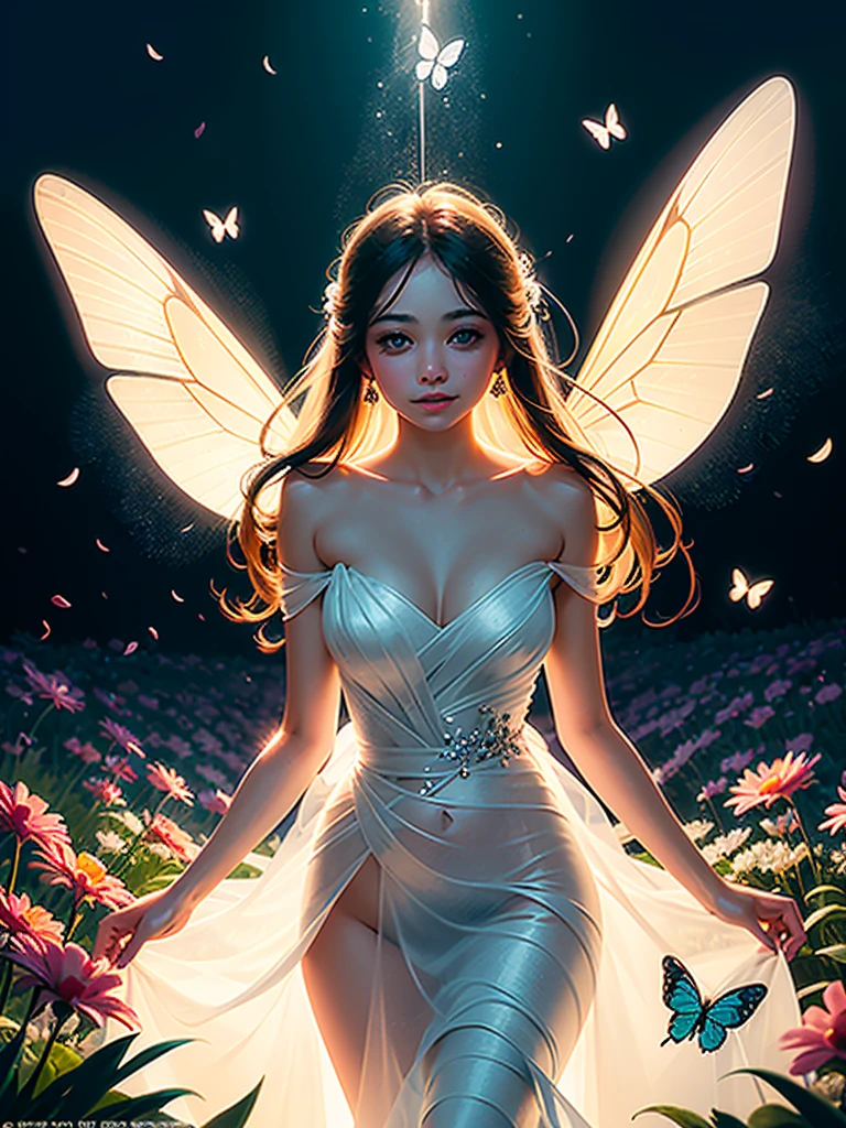 1girl, solo, full body, (nsfw girl being sexually fucked in her vagina by a man’s penis, masterpiece:1.21), (best quality:1.2), colorful, (illustration:1.2), (cinematic lighting:1.1), (bare shoulders:1.21), (collarbone:1.21)
In this whimsical and fantastical garden, the scene is illuminated by a rainbow of (colorful fireflies), dancing and fluttering in the air. The garden is decorated by a gentle (drizzle), creating a misty and ethereal atmosphere. In the center of the scene, there is a single girl, an extremely delicate and beautiful girl, with cute features and an innocent expression. Her long hair is flowing with the wind. She is wearing no shoulder straps dress, which is ultra low cut, highlighting her delicate curves.

The lighting is very delicate and beautiful, creating a soft and warm glow that highlights the water, making it sparkle like diamonds. The finest grass is also illuminated, creating a lush and verdant carpet. The garden is surrounded by colorful flower fields, with blooms of every color and shape. (Colorful butterflies), of every shade and size, can be seen fluttering around the scene, adding to the overall sense of wonder and magic. (look ai viewer),A blush can be seen on her nose, and her mouth is slightly open, adding to the overall sense of innocence and youthfulness. Falling petals can be seen floating around her, adding to the overall sense of romance and beauty. A gentle wind is blowing through the scene, making the leaves rustle and the flowers sway, adding to the overall sense of movement and life. This is a scene of pure wonder and magic, filled with color and beauty, where the viewer can lose themselves in the enchanting and captivating world.