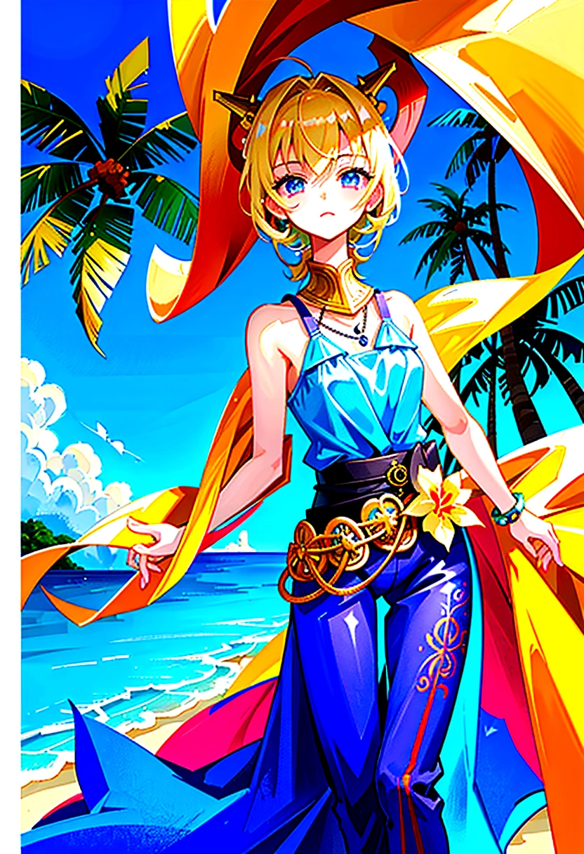 Hawaii、Beach、Palm tree