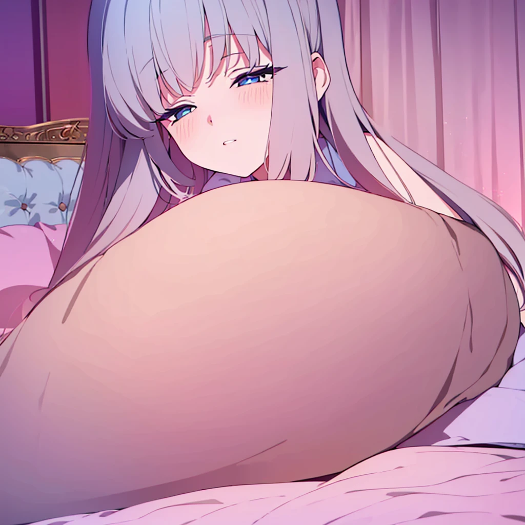 ((masterpiece)), ((Best Quality 4k)), (Ultra-detailed), anime style, cute, 1 girl lying on the bed, beautiful detailed eyes, beautiful detailed lips, extremely detailed face, long eyelashes, serene expression, soft lighting, pastel colors, dreamy atmosphere, peaceful, cozy bedroom interior, silk sheets, plush pillows, sunlight filtering through curtains