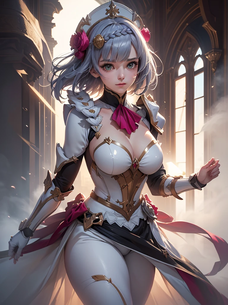 [Noelledef]:1.5,((Masterpiece,of the highest quality,Detailed images,Beautiful images))1.4(noel images、by bob、mondstadt、The wind blowandoble, Overall bright lighting、backlight、A fantastic atmosphere、thick fog)1.1(Beautiful body lines、beautiful neckline)



