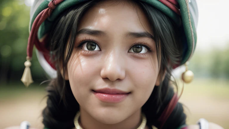 talim, 
dark skin, 
hat, 
arabian clothes, 
see-through, 
bandeau, 
jewelry, 
small breasts, 
15 years old, 
1girl, 
grin, 
dark skin, 
dark-skinned female, 
twintails, 
braid, 
hat, 
arabian clothes, 
see-through, 
micro bandeau, 
areola slip, 
skin pores texture,
cute,
wrinkled skin,
sharp,
15 years old,
expressionless, 
closed mouth, 
flirts with the camera,
(Asian girl:1.2),
(Realistic hair:1.2),
(realistic eyes:1.2),
(Beauty face:1.3),
(detailed face and eyes):1.2, 
(freckles:0.5),
perfect body, 
perfect hands,
perfect face,
perfect eyes, 
Best quality, 
ultra highres, 
(realistic, photo-realistic:1.33), 
(8k, RAW photo, best quality, masterpiece:1.2),
Kodak gold 200, 
National Geographic style, 
medium shot, 
Photography, 
movie, 
cinematic, 
Realistic, 
natural lighting, 
depth of field, 
film grain,
looking at viewer,
full body, 
away from the camera,
sad face,