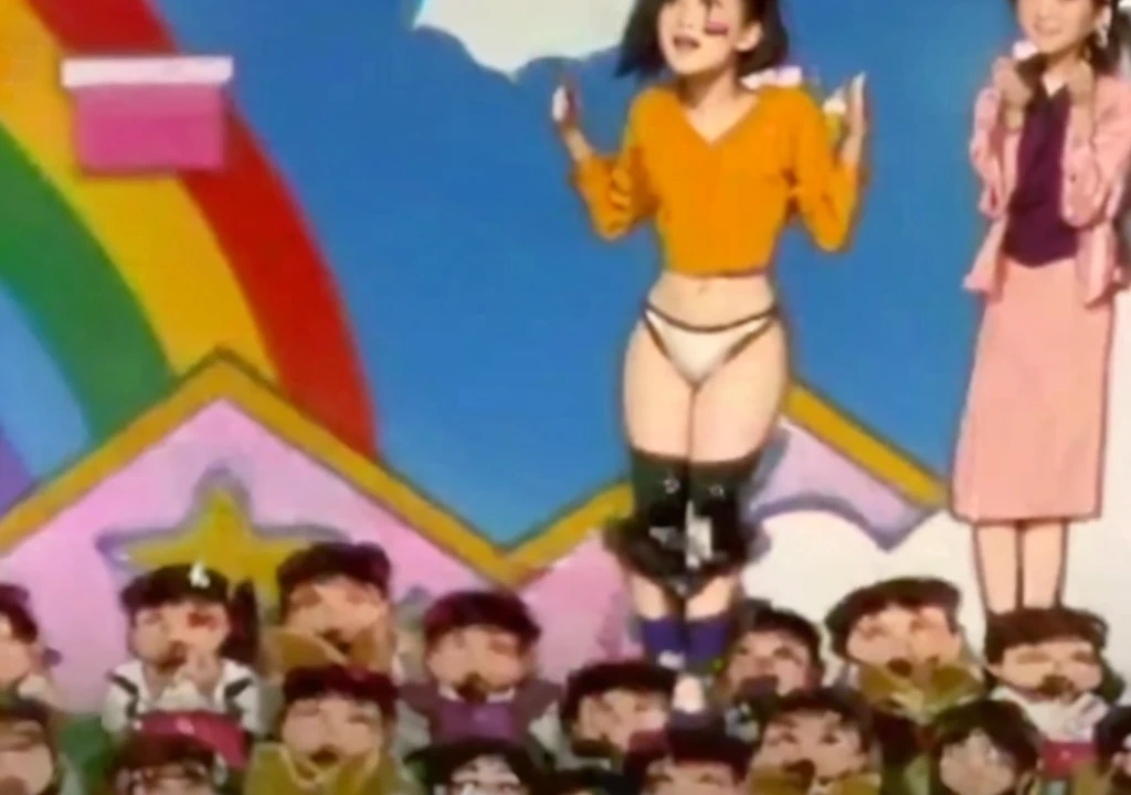 Femele japanese 20years-old women,Being stripped of her clothes,There are children around