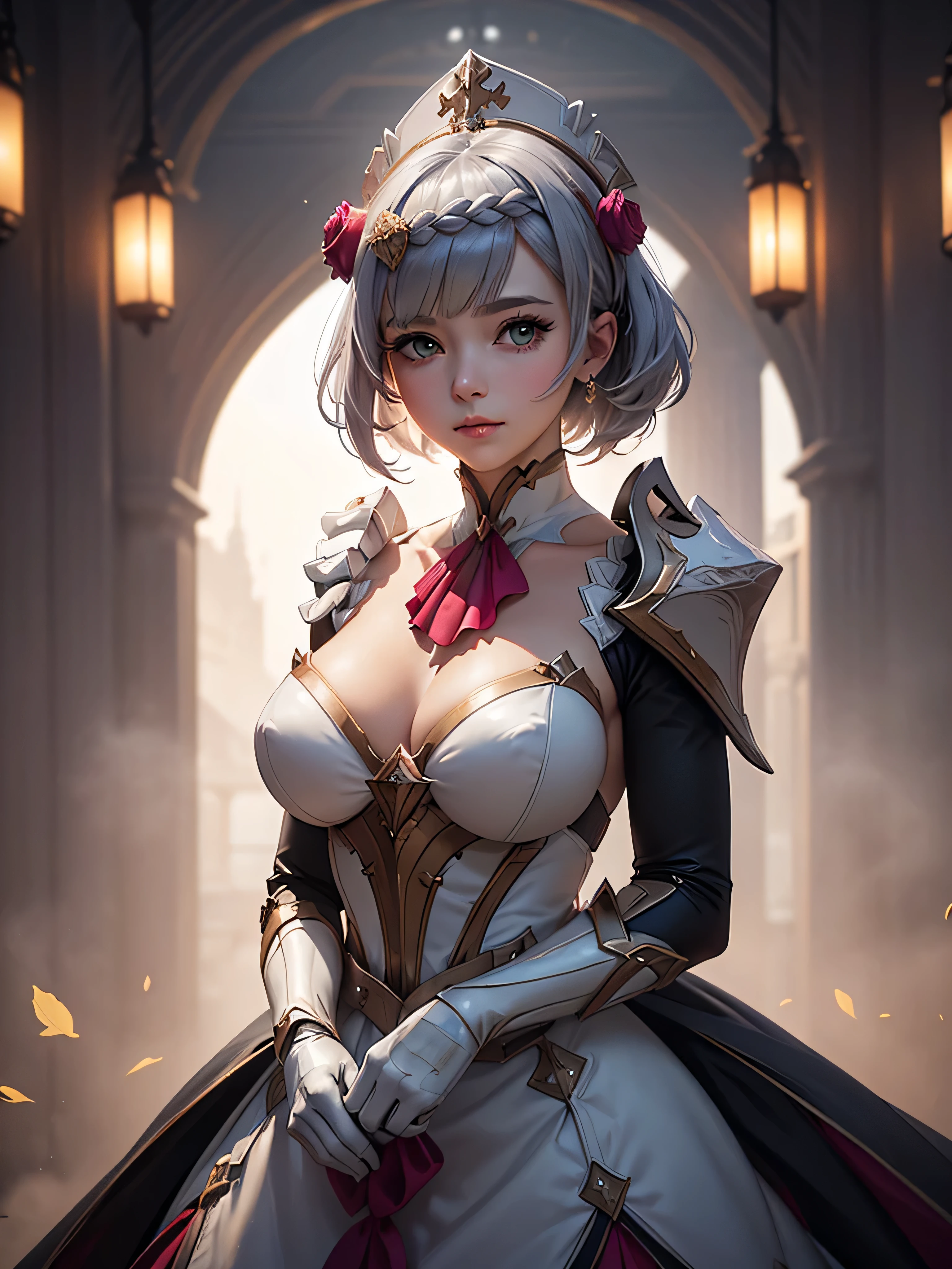 [Noelledef]:1.5,((Masterpiece,of the highest quality,Detailed images,Beautiful images))1.4(noel images、by bob、mondstadt、The wind blowandoble, Overall bright lighting、backlight、A fantastic atmosphere、thick fog)1.1(Beautiful body lines、beautiful neckline)


