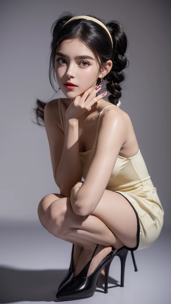 fashion model 18 years old [[[[特写乳ditch]]]], [[[[]]]], [[[[rape]]]], [[[[shoulder]]]], perfect eyes, perfect iris，perfect lips，perfect teeth，Perfect skin，full细节的皮肤，long face，slender nose，girl，（(Chinese ballet dancer:1.4)），（(((Keep your feet apart，Squat position:1.4)))），（(((legs apart:1.4)))），((Hands up，Put it in the back of your head:1.4))，（Chinese ballet dancer的脸:1.4），（Chinese ballet dancer的头型:1.4），(((Pink transparent tong:1.4)))，A delicate face，（(((Body facing the camera:1.4)))），（((wet身，wet头发，wet脸，wet腿，wet乳房:1.4))），（((Eyes looking at the camera：1.4))），Big breasts，Raised sexy，Focus on the navel，Sexy long hair，(Sexy ballerina face,full细节，full，Extremely sexy：1.4），(sexy eyes,full的眼神:1.4)，（sexy shoulders），(sexy legs:1.4)，breast enlargement，Show your neck，Off the shoulders，ditch，(Expose the base of the thighs，wet的，Extremely sexy:1.4)，Navel exposed，Show your feet，Show legs，Bare arms，（(Show legs，luster，Legs sparkling，shiny feet，Extremely sexy，wet:1.4))，hip fat，Show leg length，Nice bright pink shoes，（full-body shot），green background，flowers，4K Ultra HD, ultra high resolution, (lifelike: 1.4), best quality，masterpiece，（pastel colors：1.2），prospect，（(((bottom front view:1.4))))