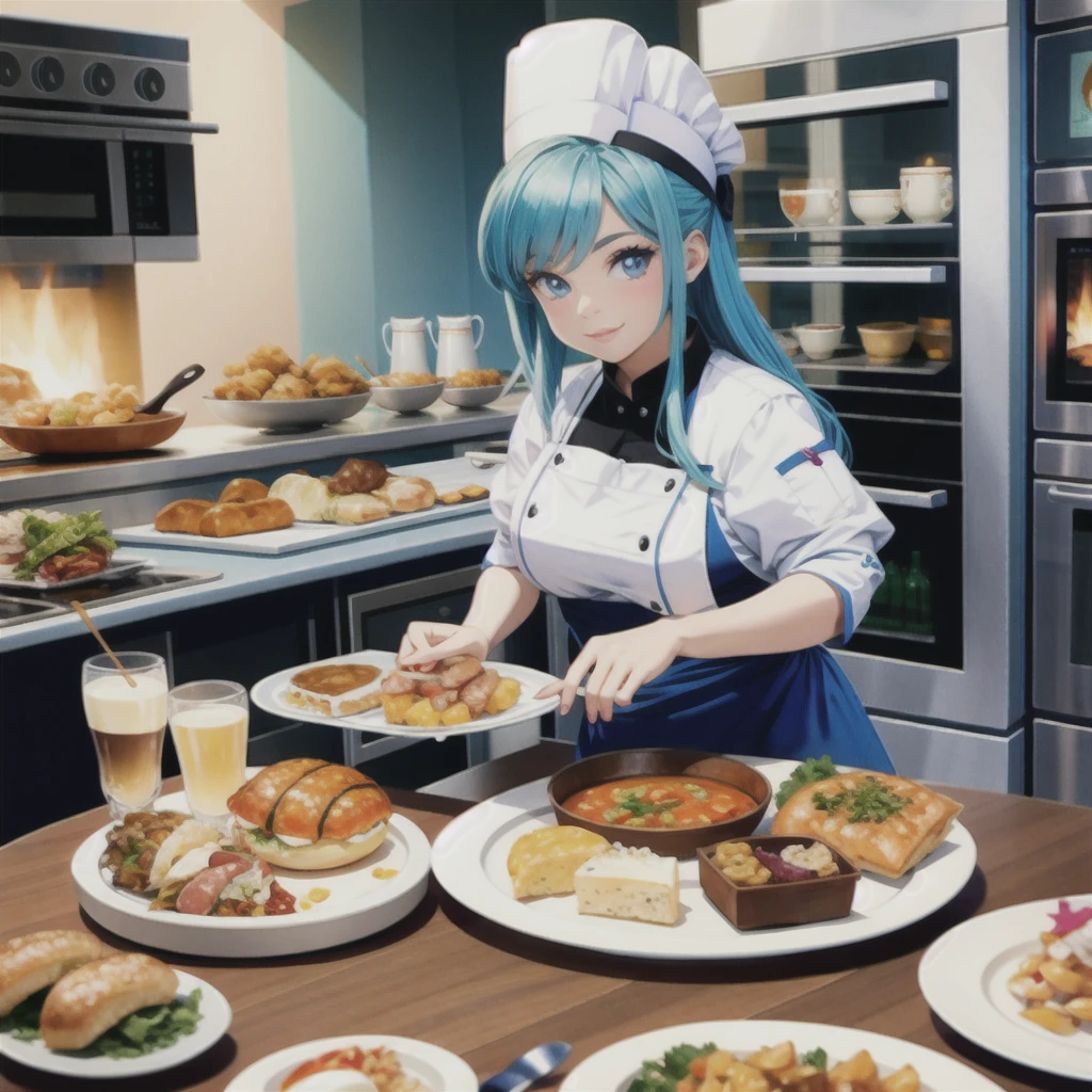 1fille, (Seulement:1.2), curved, (chef-d'artwork:1.2), (Best quality:1.2), (anatomie parfaite:1.4), (debout fier:1.4), (confiant:1.2), sourire asura, (Grains de films:1.2), (Highly detailed shading:1.2), peau brillante, (gros seins:1.2), (tir de cow-boy:1.2), aalillie, cheveux longs, queue de cheval, French braid, cheveux blond, chemise blanche, manches courtes, jupe blanche, pleated skirt, (paysage d'After fight:1.3), rubble, dehors, day light,gros plan sur fessier