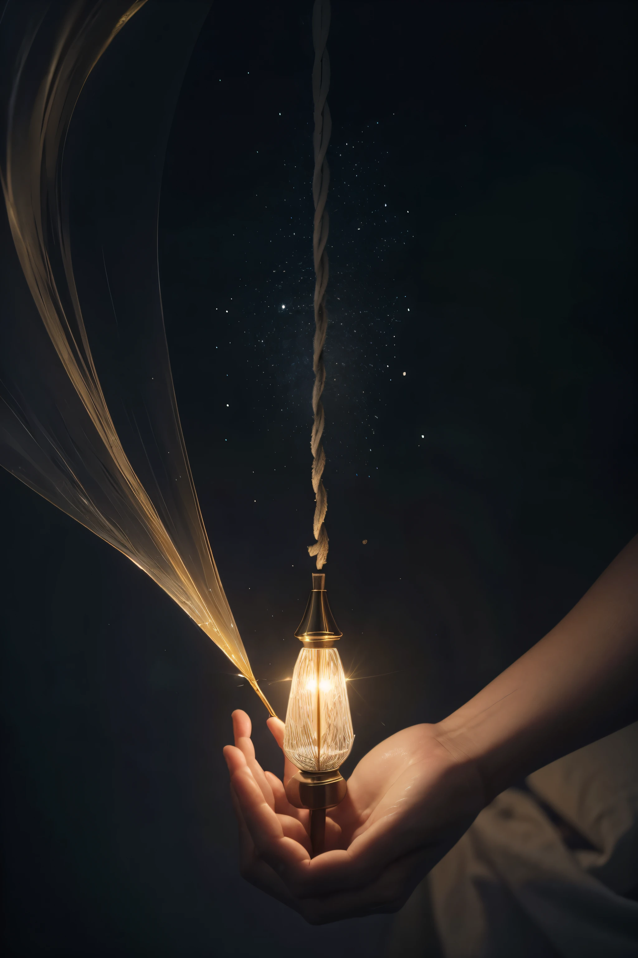 make an image based on the verse of joao 8.12, whether light