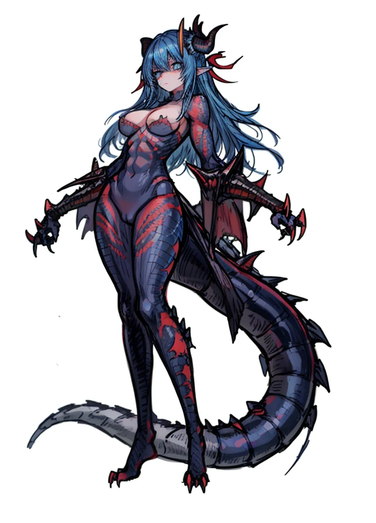 lamia, evil, grin