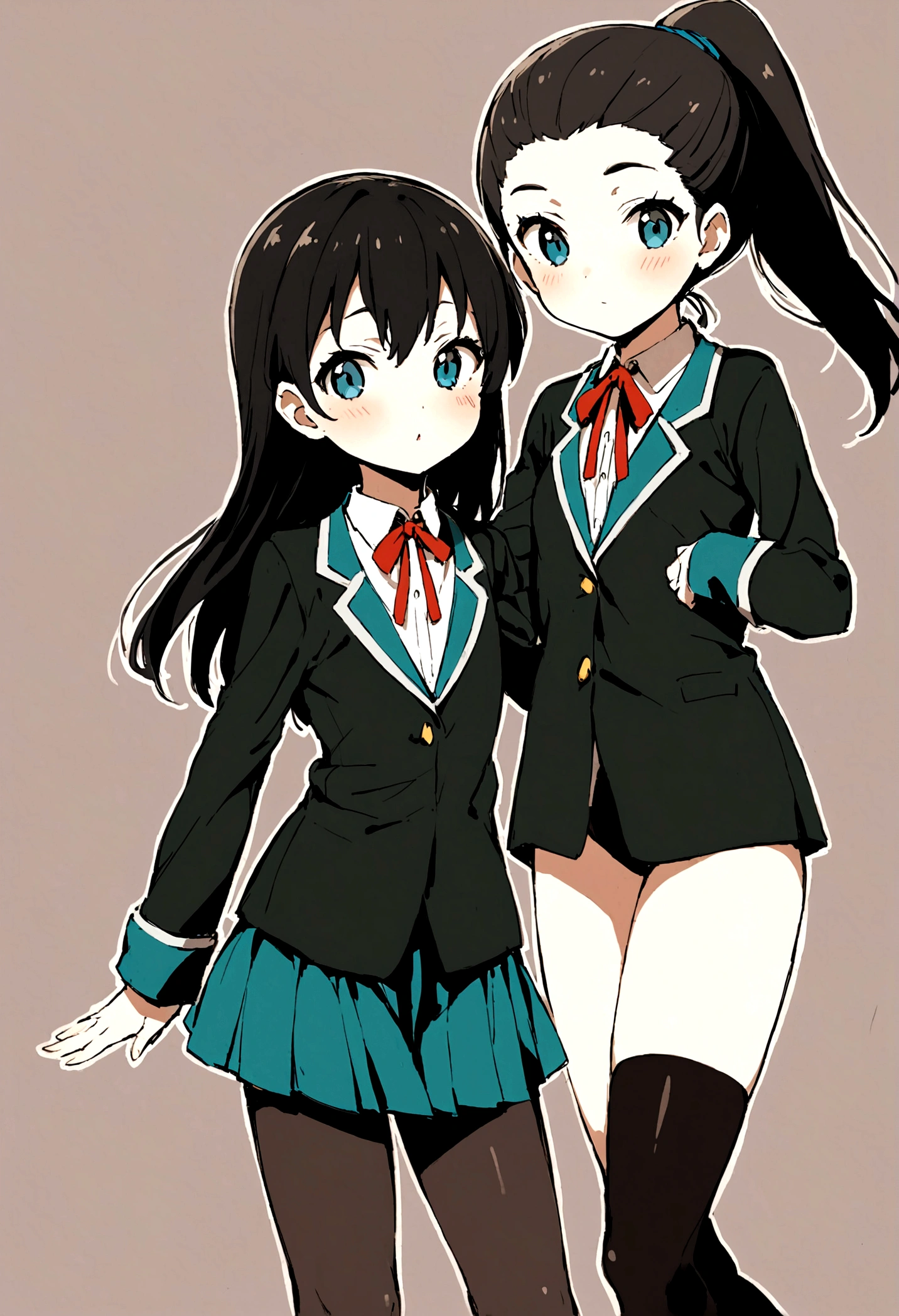 Make two anime girls have sex