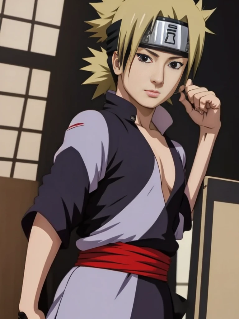 temari , with good sexy look