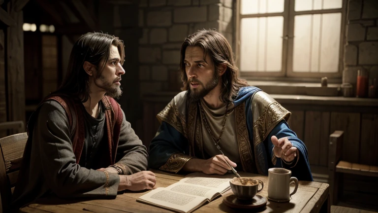 judas iscariot talking to jesus