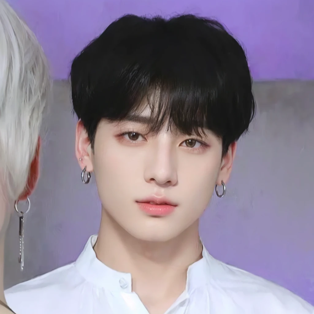 Jungkook, BTS group, kpop idol portrait, realism artistic style, beautiful androgynous prince, bts, delicate androgynous prince, inspired by jungkook jeon young pale angel
