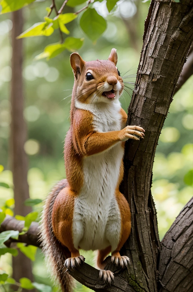 cheerful squirrel named Sammy