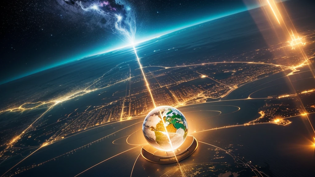 network,Light across the Earth's surface