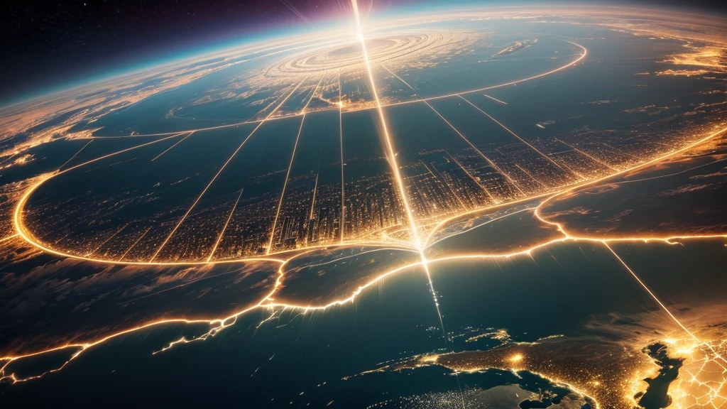 network，Light across the Earth&#39;s surface