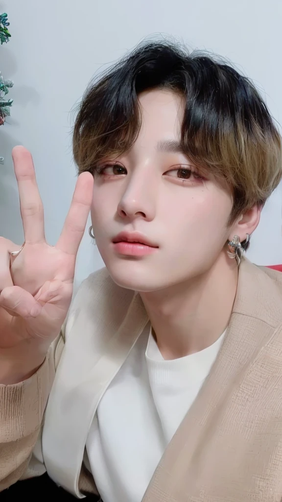 Jungkook, BTS group, kpop idol portrait, realism artistic style, beautiful androgynous prince, bts, delicate androgynous prince, inspired by jungkook jeon young pale angel