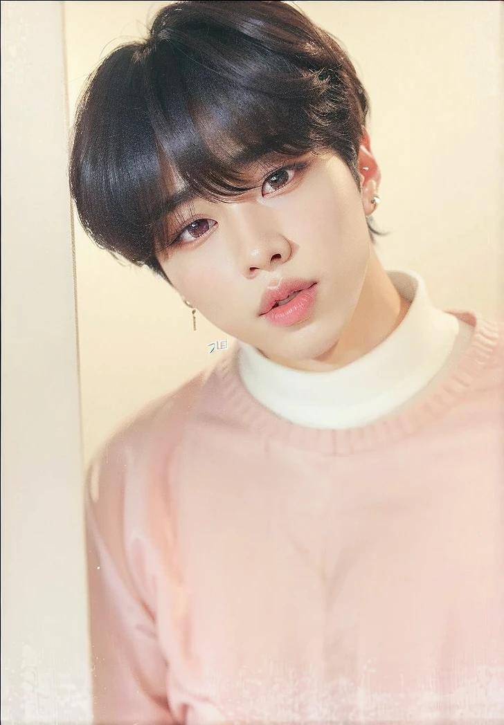 Official photo of a man in a tie and jacket., Jimin\full lips, park Jimin, accurate Jimin face, Jimin, Jimin\his right eyelid is swollen, Jimin\'s grecian nose, kim doyoung, kim taejin, hyung tae, Jung Jaehyun, BTS, jungkook, profile headshot, kpop idol portrait