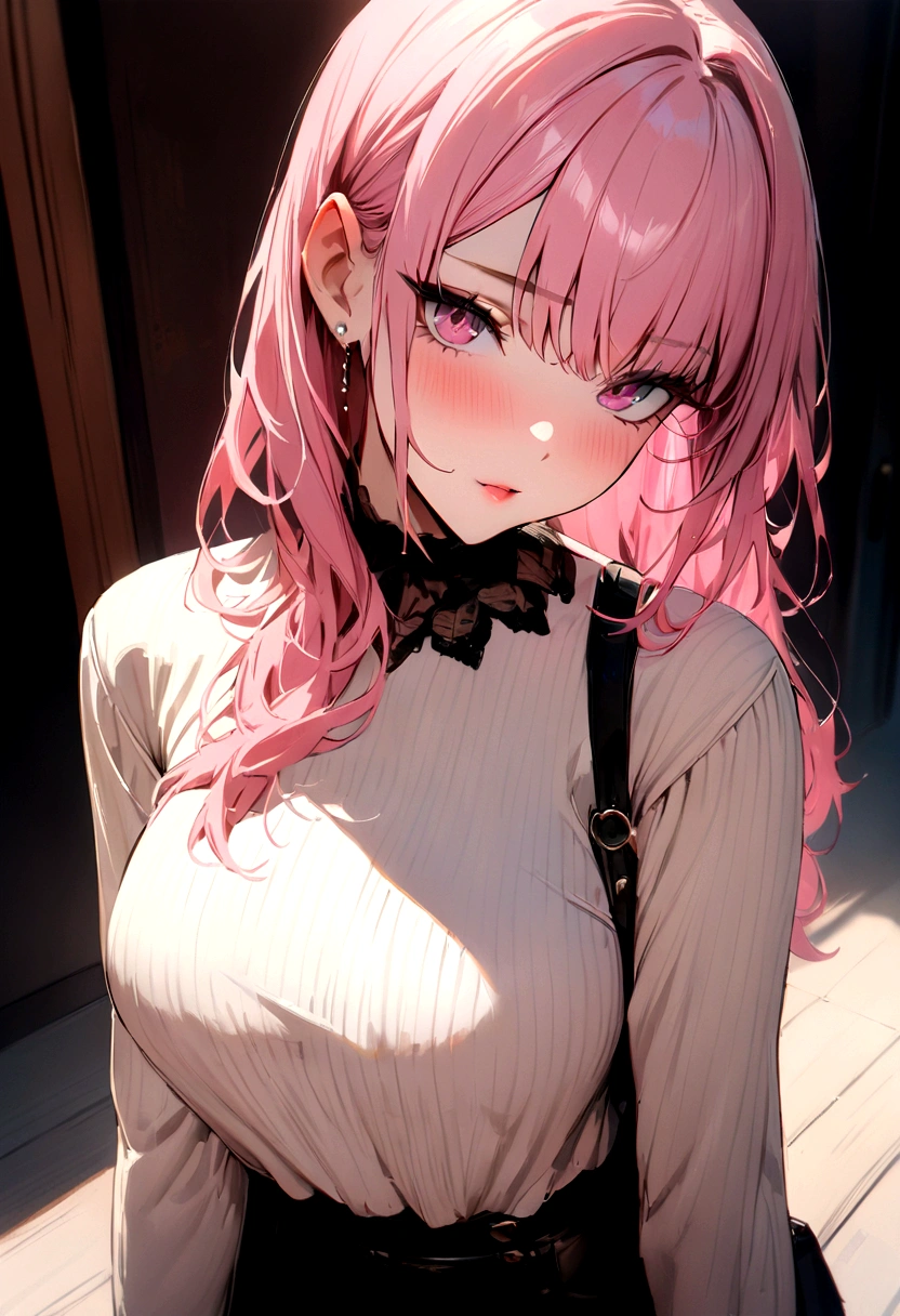 Masterpiece, Best Quality, pink hair, pink eyes,, Masterpiece, Best Quality,