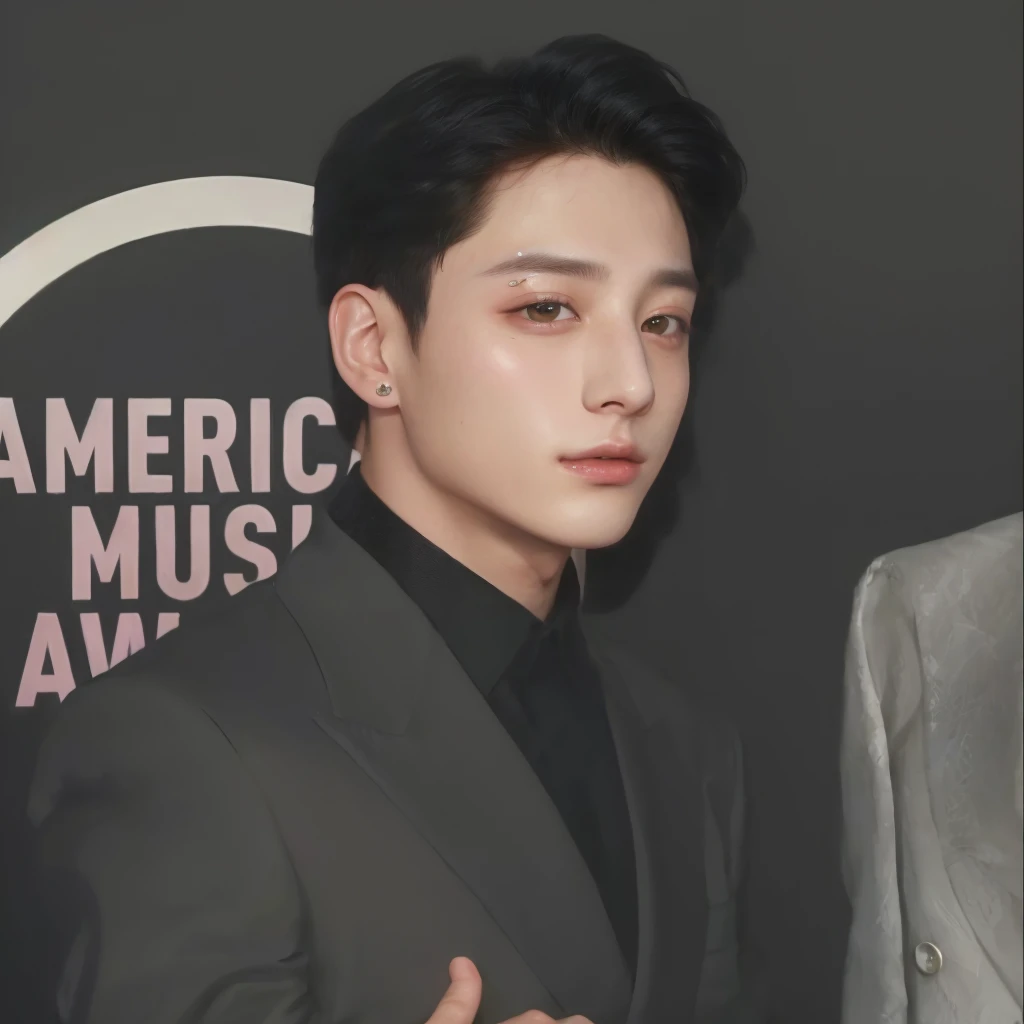 Jungkook, BTS group, kpop idol portrait, realism artistic style, beautiful androgynous prince, bts, delicate androgynous prince, inspired by jungkook jeon young pale angel