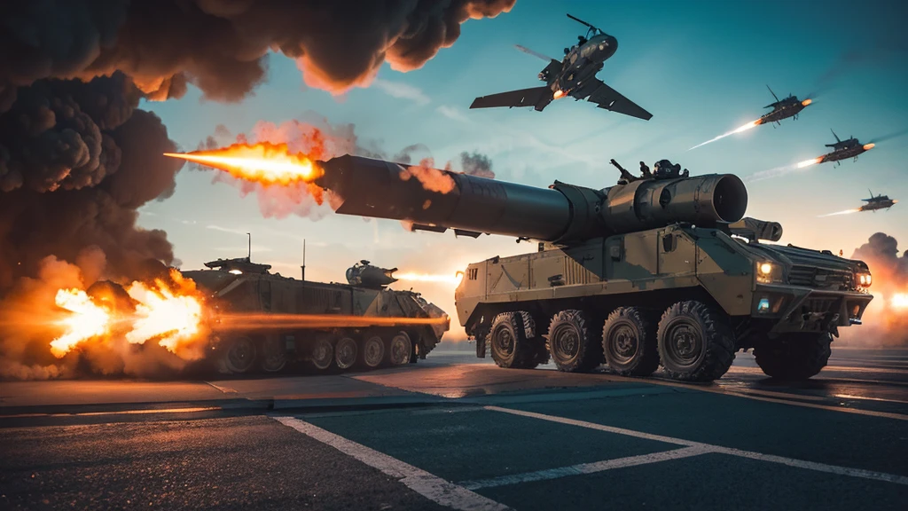 many bunch of missiles, many rocket, very big, tumblr, digital art, russia, avatar image, mobile wallpaper, very accurate photo, radoslav svrzikapa, automated defence platform, very accurate coherent image, hq 4k phone wallpaper, operation highjump, olga buzova, cover shot, military parade, roman shipunov, views from left. very big explosion