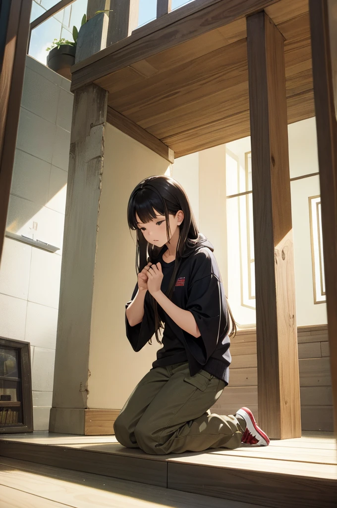 kneeling