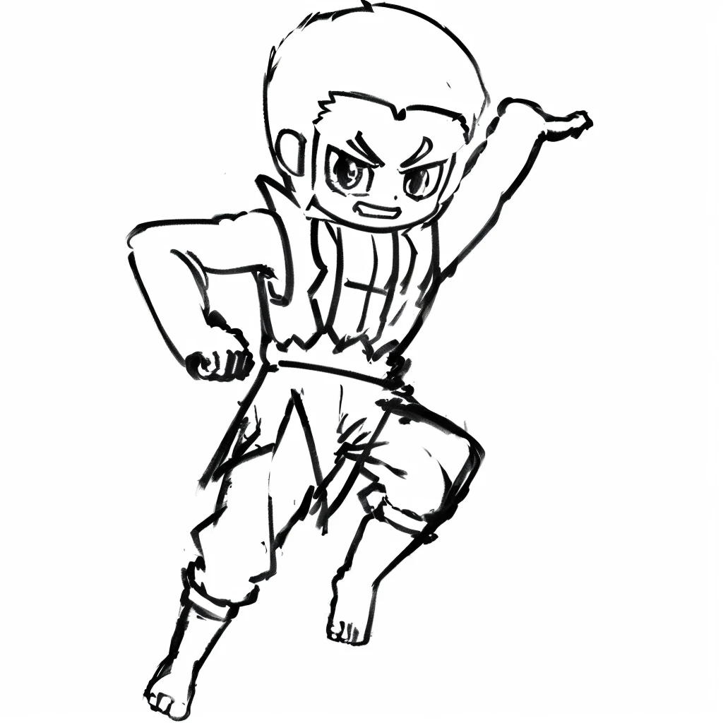 drawing of a man in a ninja costume doing a trick, fight pose, fighting pose, fighting stance, fighter pose, attack pose, in a fighting stance, martial art pose, in a fighting pose, baki style, fighting game character, battle action pose, combat pose, heroic kicking pose, fullbody!! dynamic action pose, in fighter poses, sf5 ink style