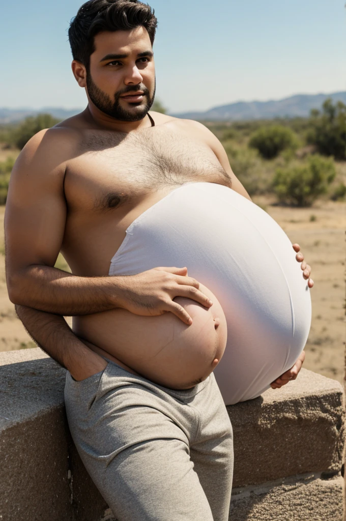 A pregnant man