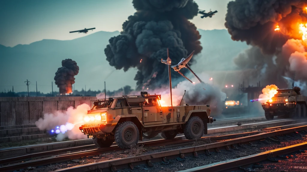 many bunch of missiles, many rocket, very big, tumblr, digital art, russia, avatar image, mobile wallpaper, very accurate photo, radoslav svrzikapa, automated defence platform, very accurate coherent image, hq 4k phone wallpaper, operation highjump, olga buzova, cover shot, military parade, roman shipunov, views from left. very big explosion