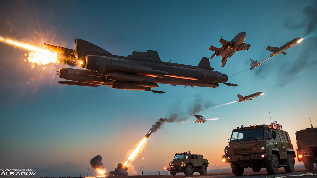many bunch of missiles, many rocket, very big, tumblr, digital art, russia, avatar image, mobile wallpaper, very accurate photo, radoslav svrzikapa, automated defence platform, very accurate coherent image, hq 4k phone wallpaper, operation highjump, olga buzova, cover shot, military parade, roman shipunov, views from left. very big explosion