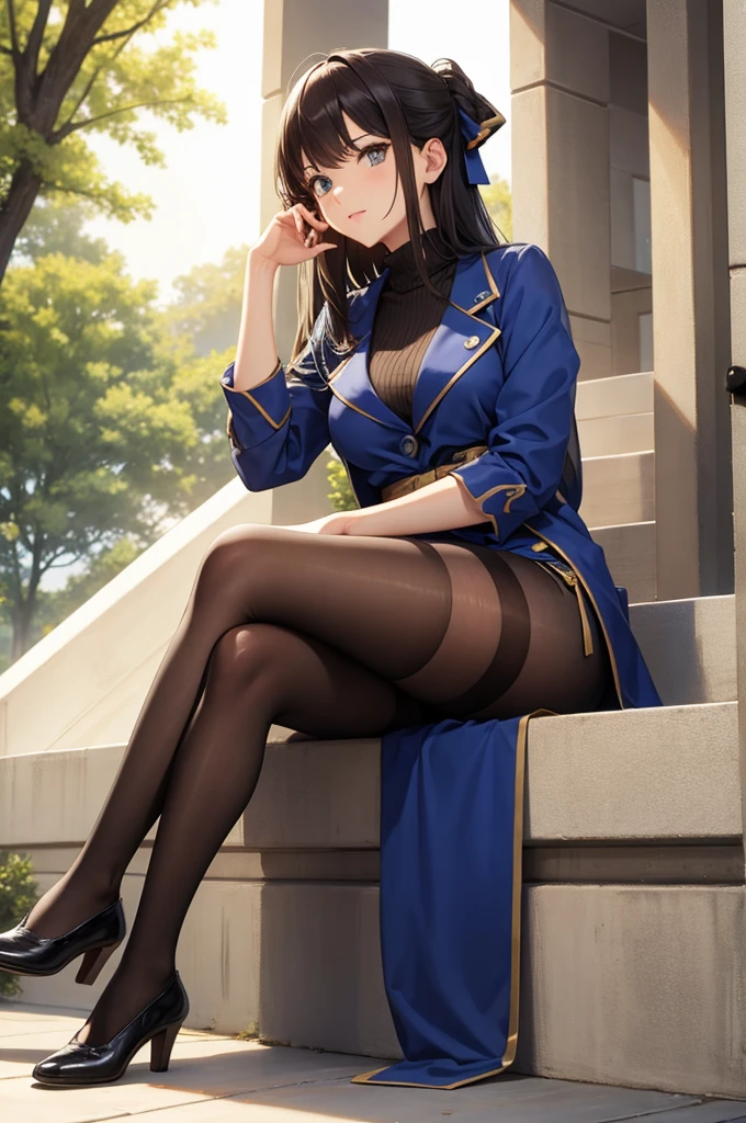 crossed legs