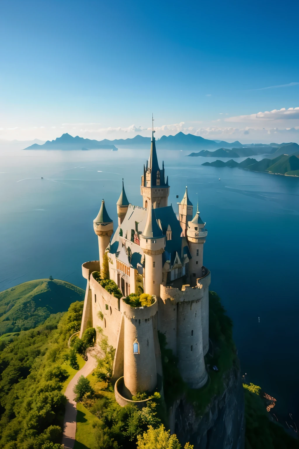 Castle in the sky
The
are blown away by the wind, but they ride the wind to the castle in the sky. A world like a fantasy.
--ar
16:9, highly detailed image, Canon 1Ds 24 mm f/2
--style
raw