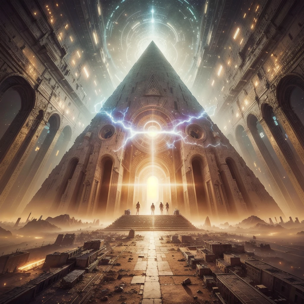 A large pyramid with a door leading to a bright light, entrance to the ethereal realm, galactic temple, portal to the ethereal realm, portal piramidal, dmt temple, Gateway to another dimension, symmetrical epic fantasy art, interdimensional lightning, Doors that are cosmic portals, images from another world, dimensional portal, by Beeple, Gateway to another universe, a large pyramid with a door leading to a bright light, digital art by Beeple, cgsociety contest winner, digital art, entrance to the ethereal realm, galactic temple, portal to the ethereal realm, portal piramidal, dmt temple, Gateway to another dimension, symmetrical epic fantasy art, interdimensional lightning, Doors that are cosmic portals, images from another world

Una gran pirámide de la que sale una luz brillante, portal piramidal, Doors that are cosmic portals, ancient alien portal, galactic temple, by Beeple, Gateway to another universe, glowing magic time portal, spirits leaving the portal, images from another world, Beeple and Mike Winkelmann, portal to another universe, a large pyramid from which a bright light comes out, digital art by Beeple, shutter, digital art, portal piramidal, Doors that are cosmic portals, ancient alien portal, galactic temple, Gateway to another universe, glowing magic time portal, images from another world, spirits leaving the portal, Beeple and Mike Winkelmann, portal to another universe

