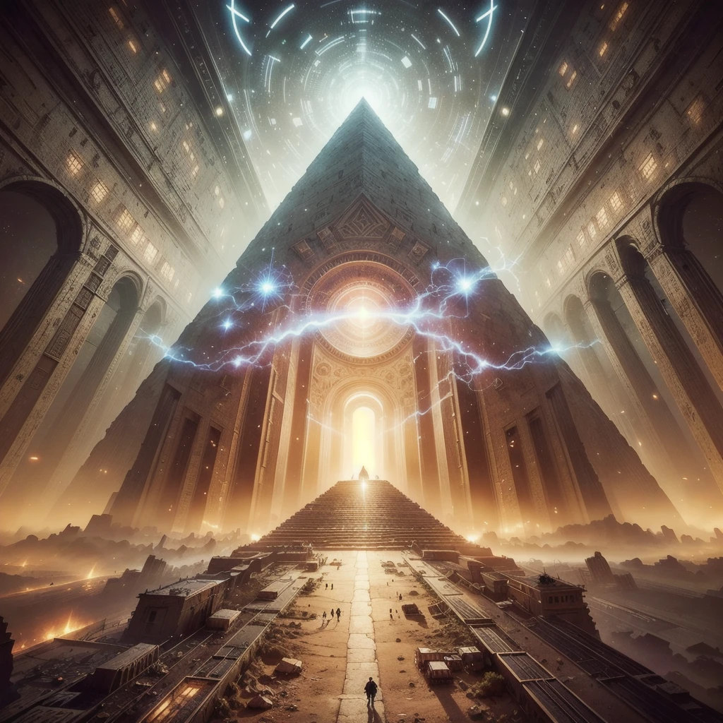 A large pyramid with a door leading to a bright light, entrance to the ethereal realm, galactic temple, portal to the ethereal realm, portal piramidal, dmt temple, Gateway to another dimension, symmetrical epic fantasy art, interdimensional lightning, Doors that are cosmic portals, images from another world, dimensional portal, by Beeple, Gateway to another universe, a large pyramid with a door leading to a bright light, digital art by Beeple, cgsociety contest winner, digital art, entrance to the ethereal realm, galactic temple, portal to the ethereal realm, portal piramidal, dmt temple, Gateway to another dimension, symmetrical epic fantasy art, interdimensional lightning, Doors that are cosmic portals, images from another world

Una gran pirámide de la que sale una luz brillante, portal piramidal, Doors that are cosmic portals, ancient alien portal, galactic temple, by Beeple, Gateway to another universe, glowing magic time portal, spirits leaving the portal, images from another world, Beeple and Mike Winkelmann, portal to another universe, a large pyramid from which a bright light comes out, digital art by Beeple, shutter, digital art, portal piramidal, Doors that are cosmic portals, ancient alien portal, galactic temple, Gateway to another universe, glowing magic time portal, images from another world, spirits leaving the portal, Beeple and Mike Winkelmann, portal to another universe

