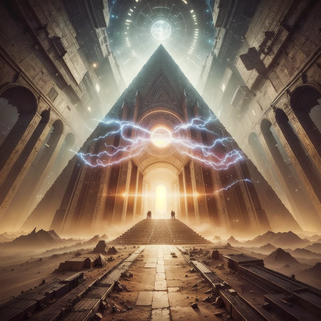 A large pyramid with a door leading to a bright light, entrance to the ethereal realm, galactic temple, portal to the ethereal realm, portal piramidal, dmt temple, Gateway to another dimension, symmetrical epic fantasy art, interdimensional lightning, Doors that are cosmic portals, images from another world, dimensional portal, by Beeple, Gateway to another universe, a large pyramid with a door leading to a bright light, digital art by Beeple, cgsociety contest winner, digital art, entrance to the ethereal realm, galactic temple, portal to the ethereal realm, portal piramidal, dmt temple, Gateway to another dimension, symmetrical epic fantasy art, interdimensional lightning, Doors that are cosmic portals, images from another world

Una gran pirámide de la que sale una luz brillante, portal piramidal, Doors that are cosmic portals, ancient alien portal, galactic temple, by Beeple, Gateway to another universe, glowing magic time portal, spirits leaving the portal, images from another world, Beeple and Mike Winkelmann, portal to another universe, a large pyramid from which a bright light comes out, digital art by Beeple, shutter, digital art, portal piramidal, Doors that are cosmic portals, ancient alien portal, galactic temple, Gateway to another universe, glowing magic time portal, images from another world, spirits leaving the portal, Beeple and Mike Winkelmann, portal to another universe

