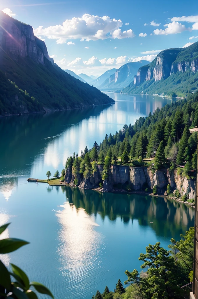 masterpiece, best quality, high quality, Extremely detailed CG Unity 8K wallpaper, landscapes, perfect reflection, stunning water surfaces. outdoor, Sky, cloud, dusk, no humans, castle, Gothic, Mountain, landscape, water, trees, blood moon, waterfall, cliff, nature, lake, river, cloudy Sky, Detail enhancement, Detail enhancement, no defects. Award-winning photography, Bokeh, depth of field, high dynamic range, bloom, Color difference, photorealism, Very detailed, complex, high detail, dramatic, Castlevania,