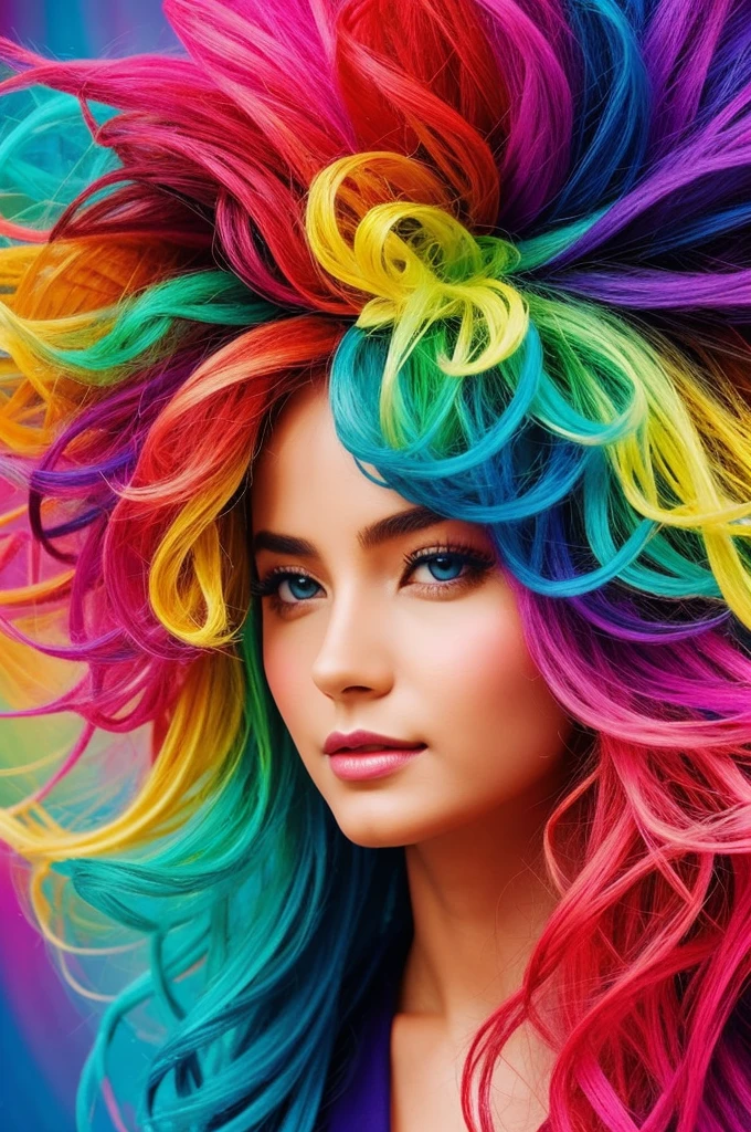 Create an image please according to this phrase " beauty is relative and colors are poetry "