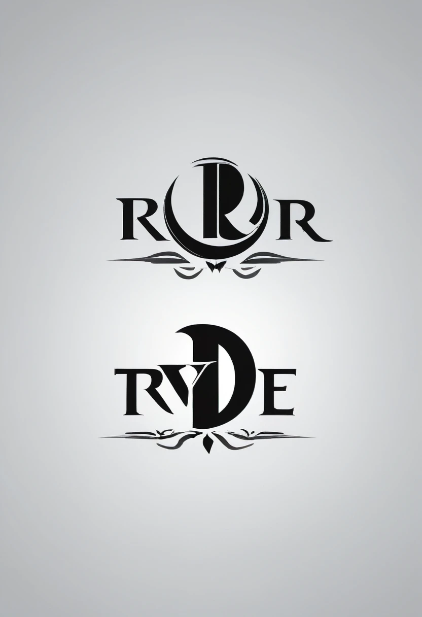 create a logo with the letters TR, (best qualityer, work of art, Representative work, offcial art, proffesional, 8K)