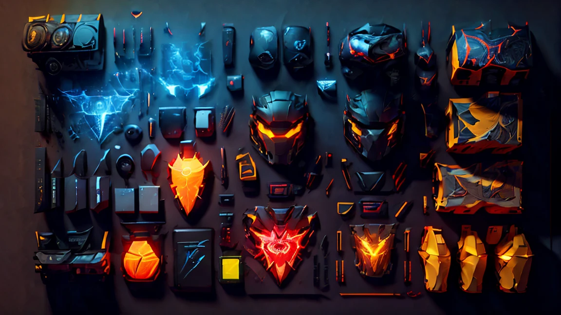 center, the Asus logo is embossed in the middle of the robot's chest, potential connection, card graphic Asus ROG Strix promotional, rtx engine, masterpiece, best quality, extremely detailed CG unity 8k, realistic lighting, creating lifelike shadows and luminous glow that astound the senses, Impact of technology, super cool, 