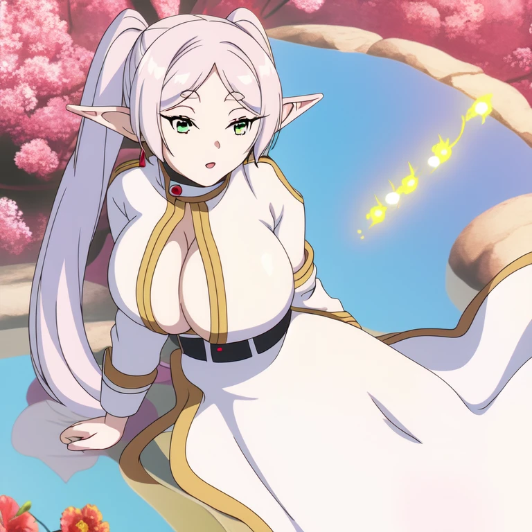 (frieren),, 8k, masterpiece, absurdres, anime, large breasts, large breasts,
