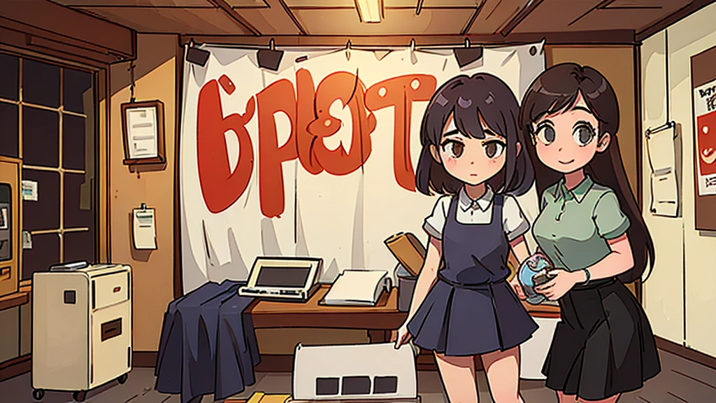 ((Highest quality)), ((masterpiece)), (detailed), Two Girls, , naked,Server Room,